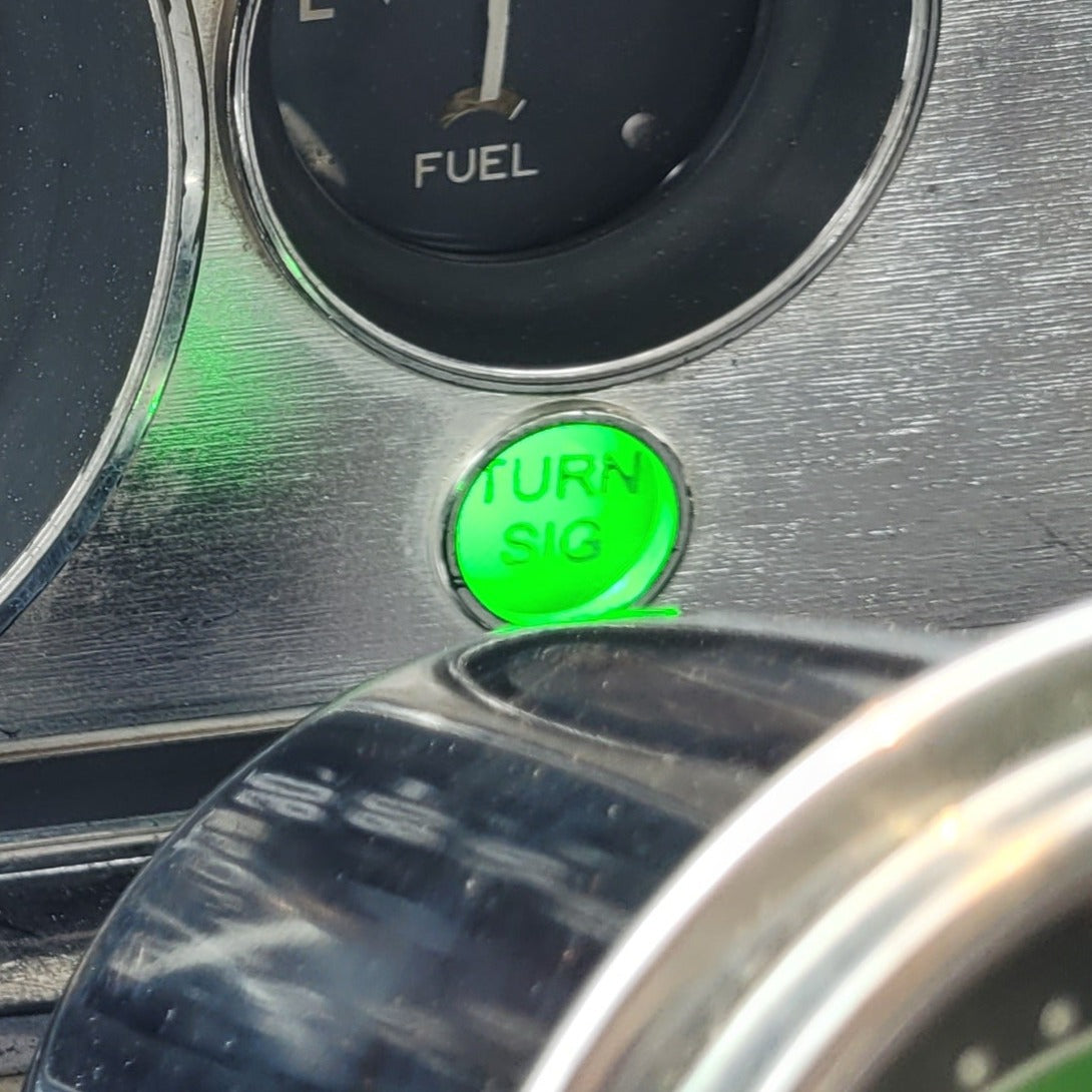 1960-66 GMC Truck - Dash Tell-tale/Warning/Idiot Lenses