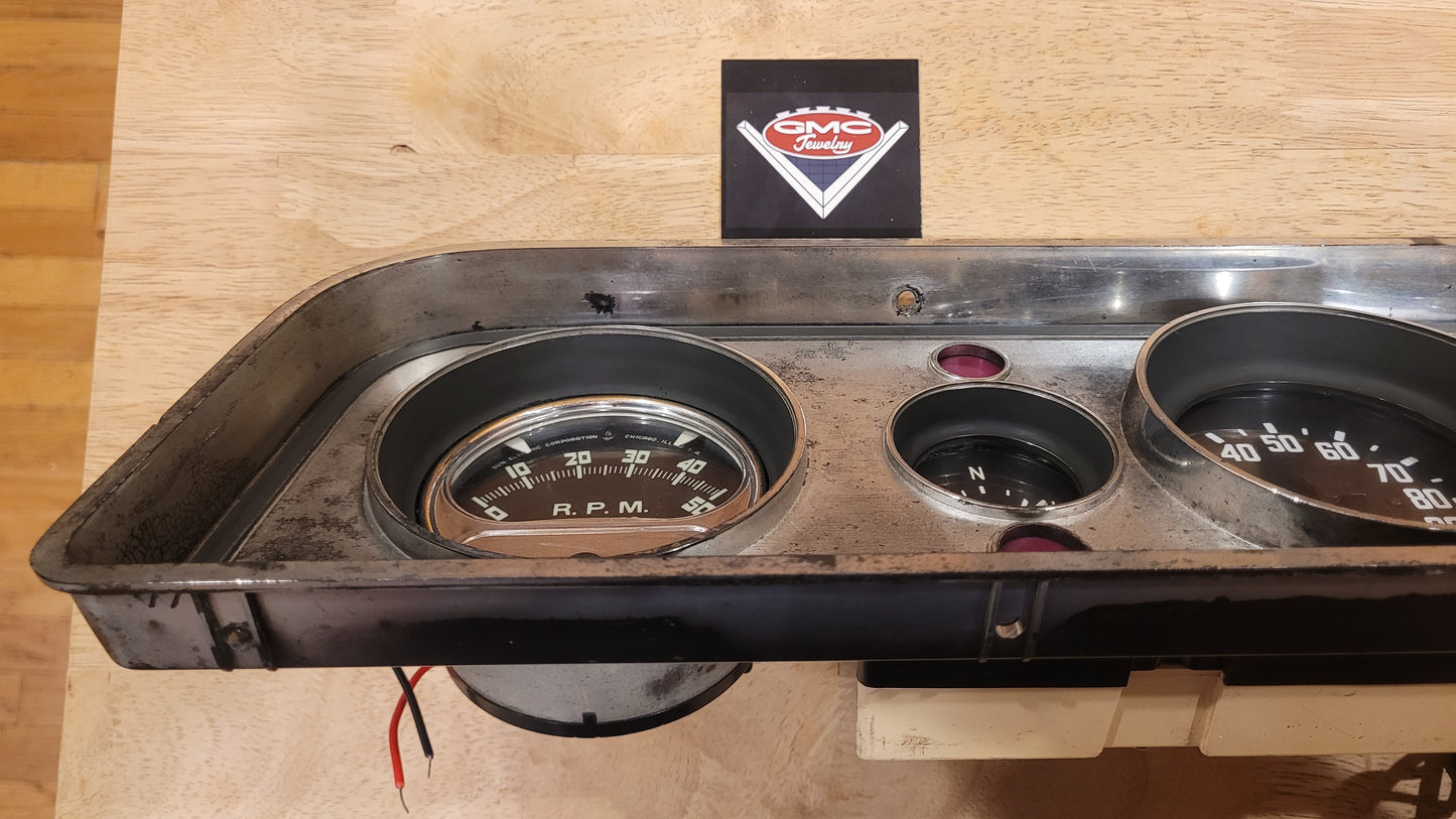 1962-66 GMC light duty truck - Instrument cluster Bezel