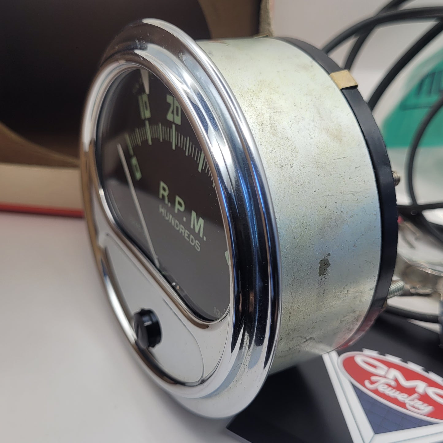 NOS in Box GMC/Sun Electric Corp RC-5A Tachometer Tribute 0-5,000 RPM - RC-50 refaced to RC-5A