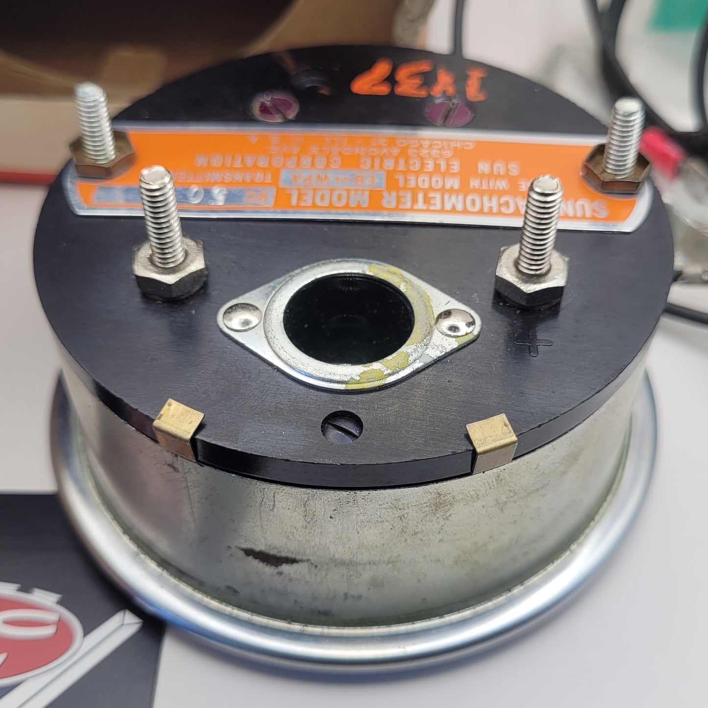 NOS in Box GMC/Sun Electric Corp RC-5A Tachometer Tribute 0-5,000 RPM - RC-50 refaced to RC-5A