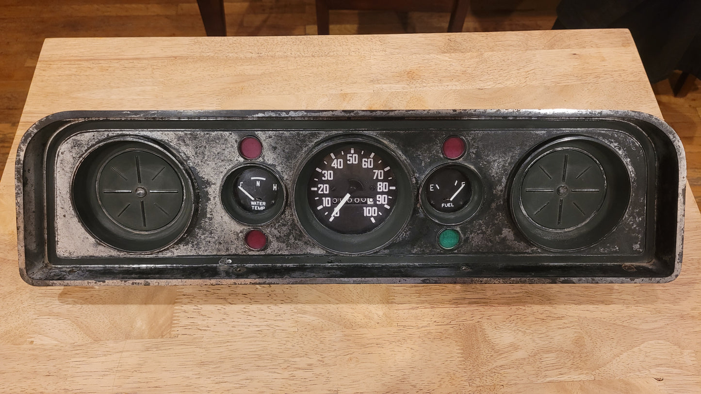1962-66 GMC light duty truck - Instrument cluster - Complete - Fully Tested