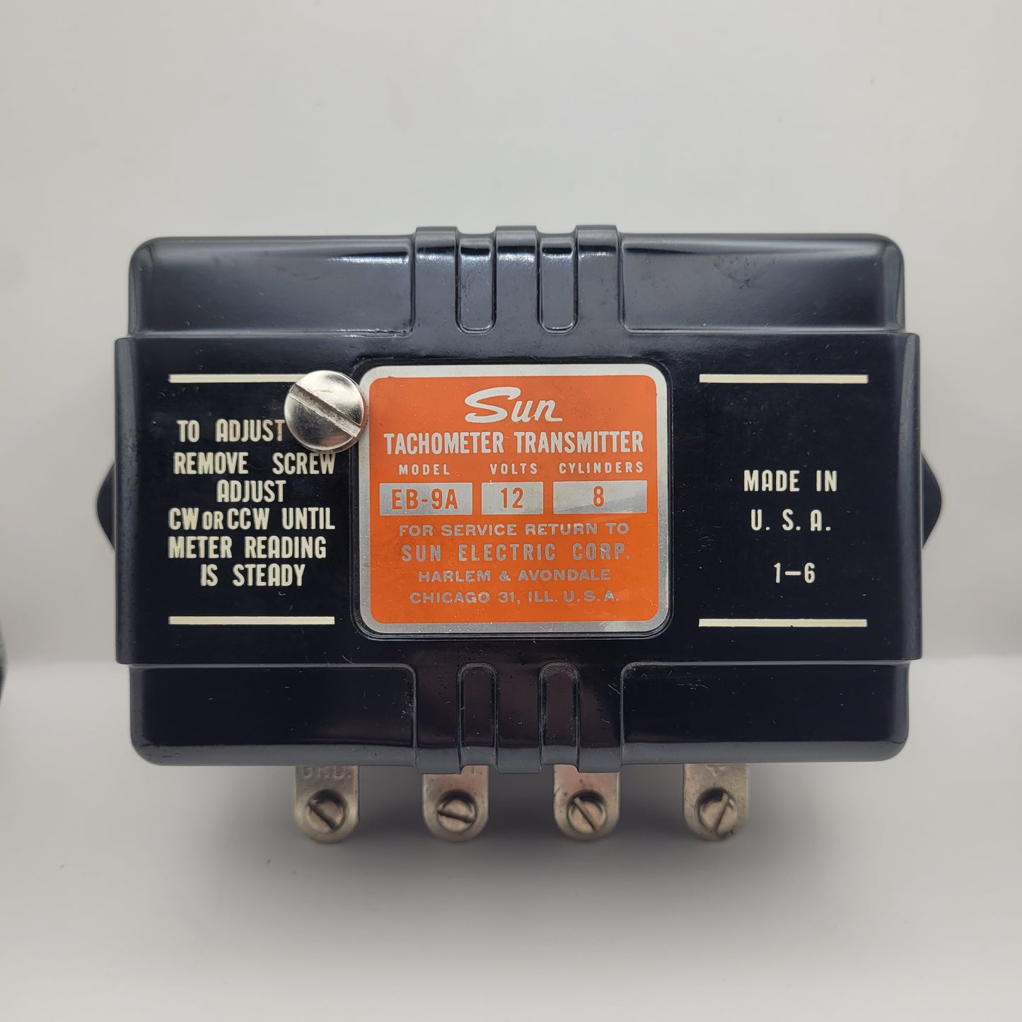 Sun Electric Corp Tachometer Sending Unit - EB 9A - refurbished