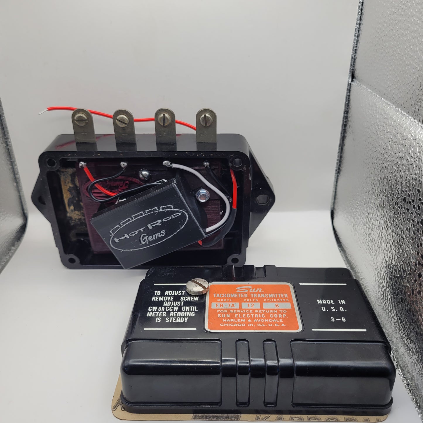 Sun Electric Corp Tachometer 6 Cylinder Sending Unit - EB 7A - refurbished