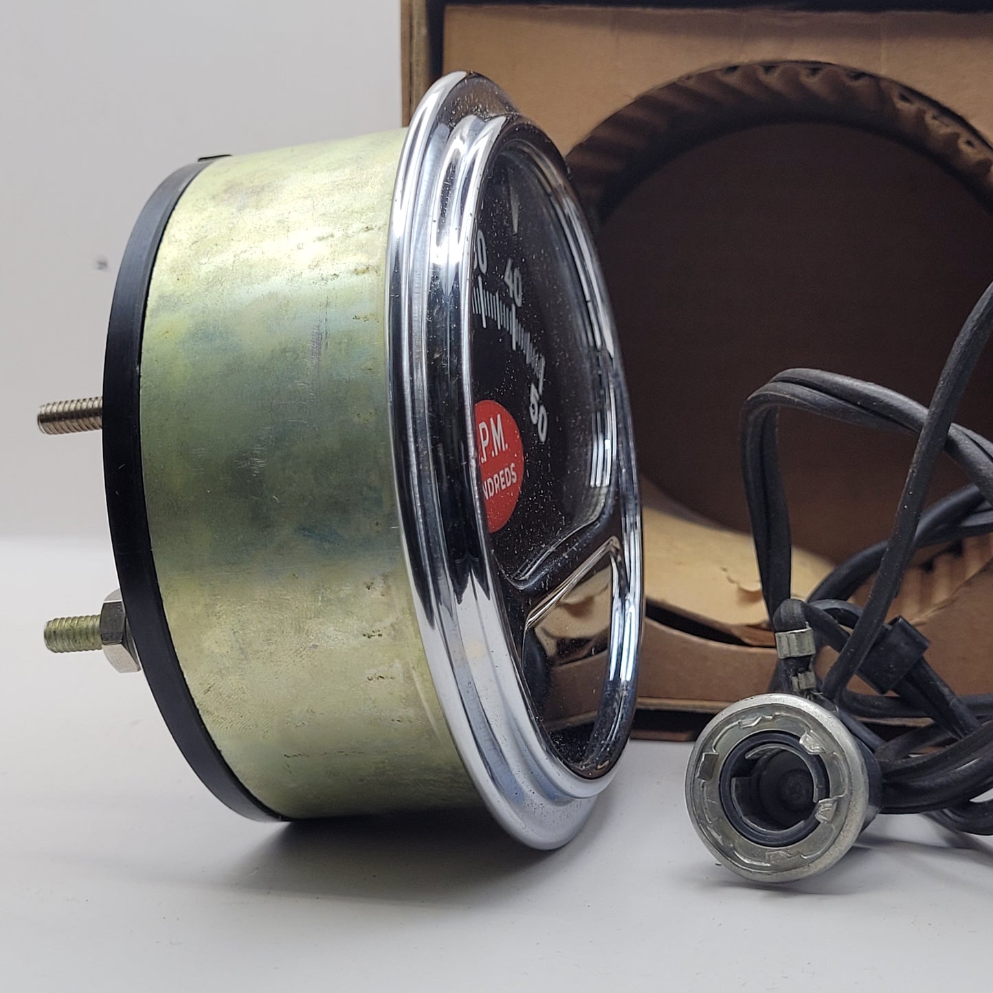 Sun Electric Corporation RC-50 "Red Football" Tachometer 0-5000 RPM