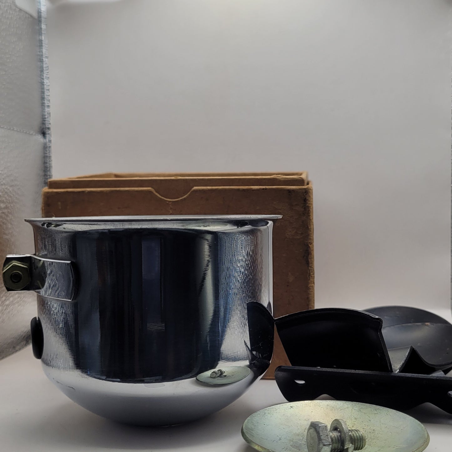 Chrome Pinch Cup -  New In Box