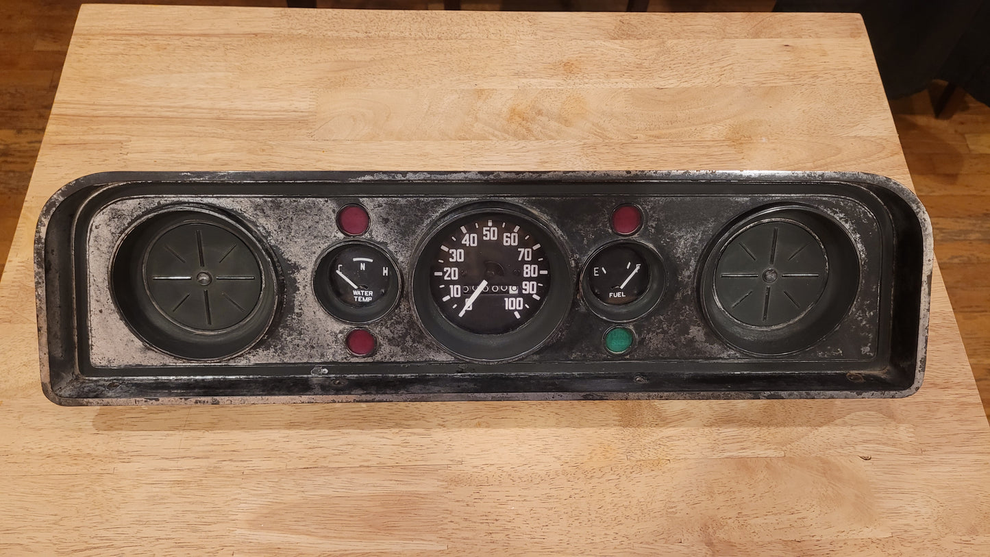 1962-66 GMC light duty truck - Instrument cluster - Complete - Fully Tested