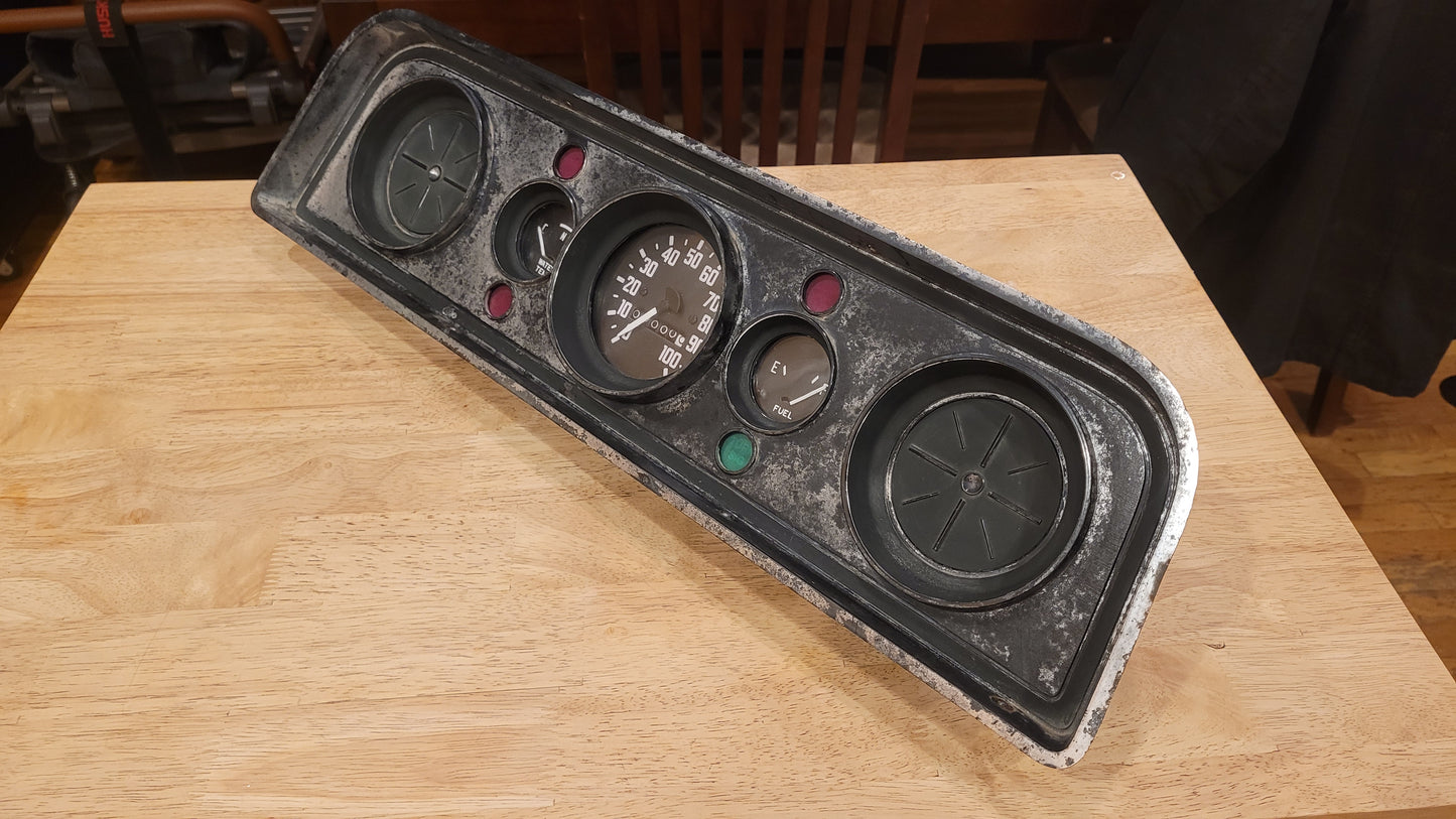 1962-66 GMC light duty truck - Instrument cluster - Complete - Fully Tested
