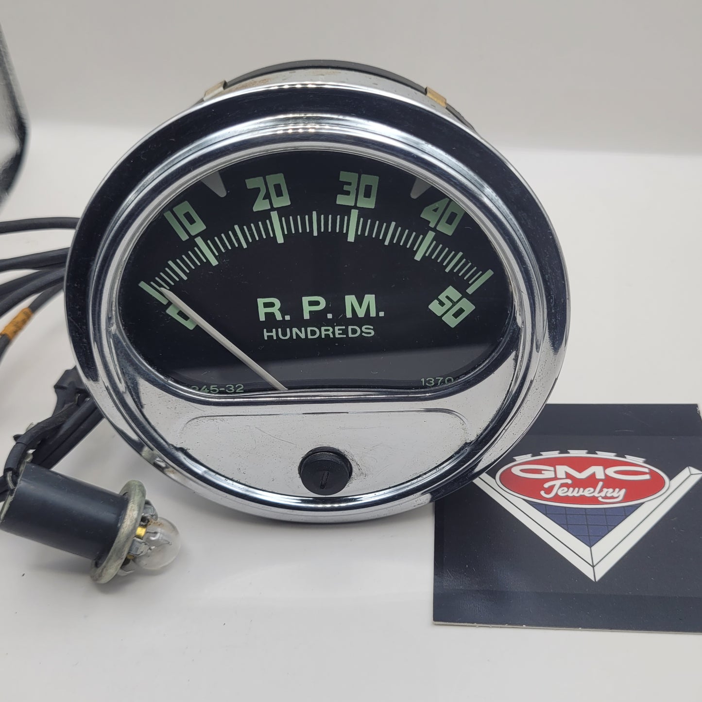 NOS Accessory Tachometer - Sun Electric Corporation RC-50 converted to RC-5A Tachometer 0-5000 RPM