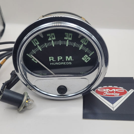NOS Accessory Tachometer - Sun Electric Corporation RC-50 converted to RC-5A Tachometer 0-5000 RPM